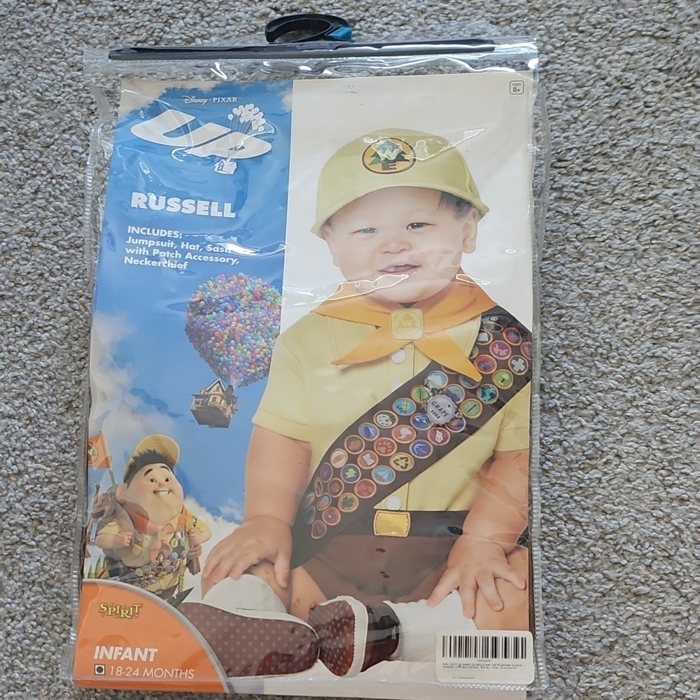Russell Infant Costume - Yellow and Brown